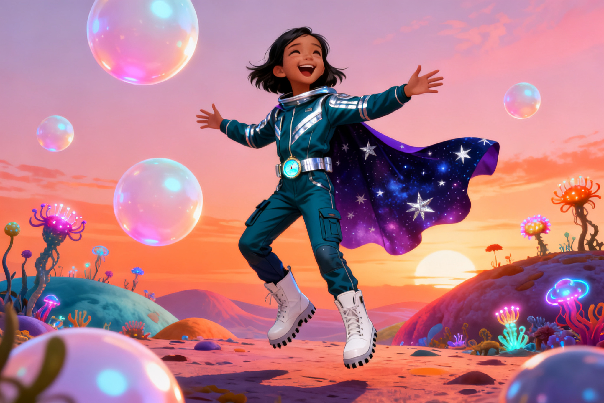 Shreya's Stellar Adventure — illustration for page 5