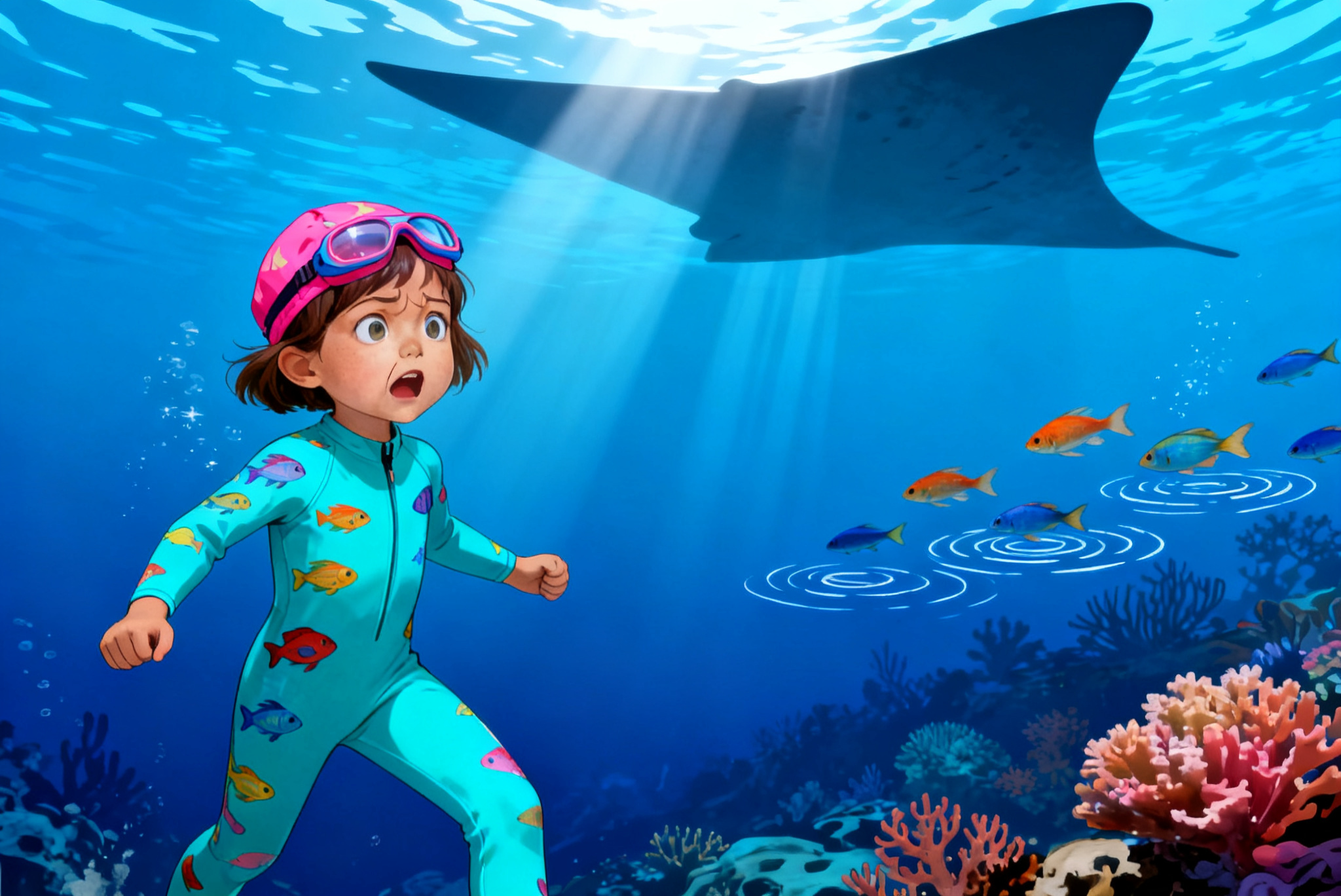 Aahana and the Hammerhead's Secret — illustration for page 2