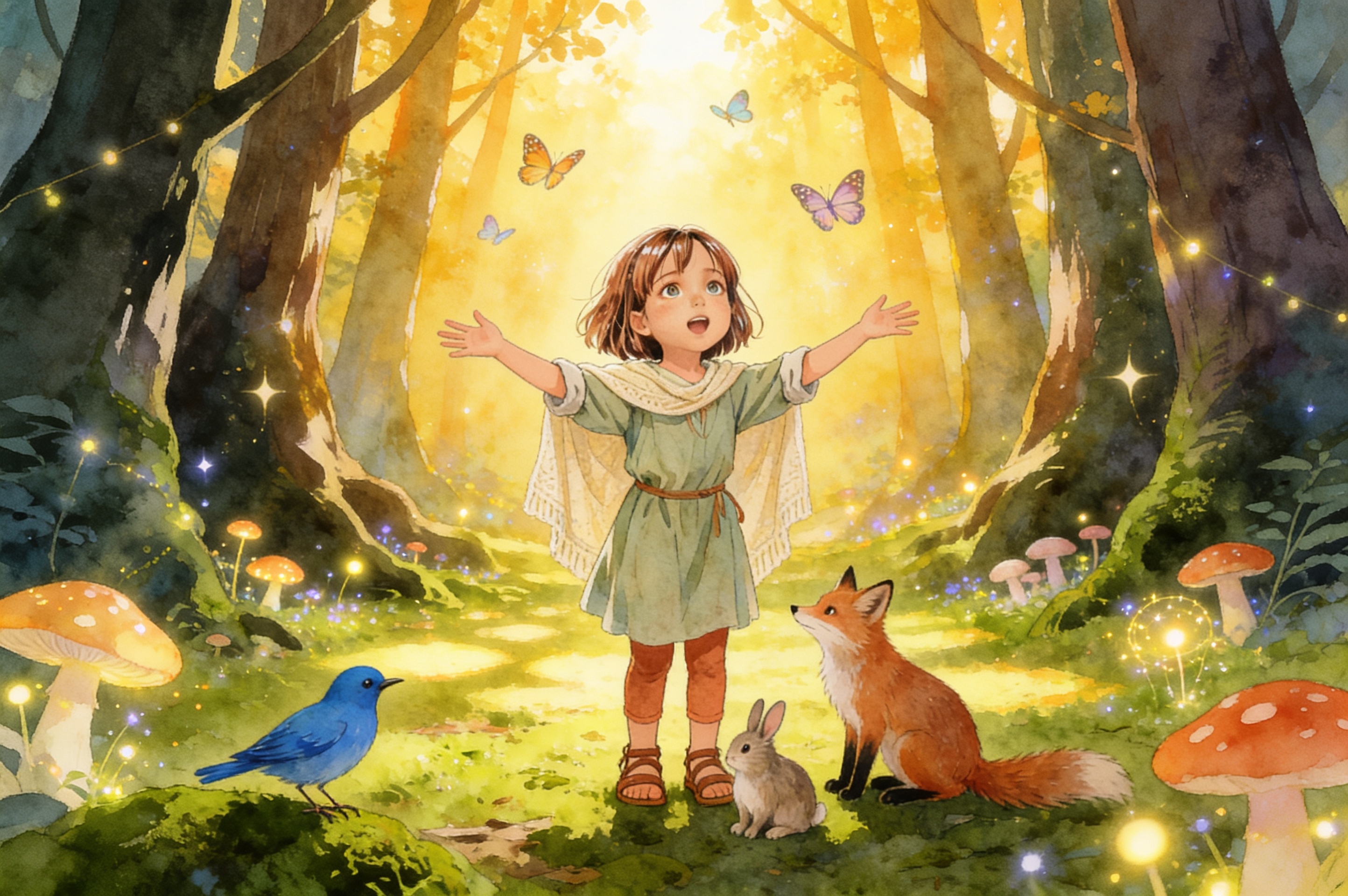 Aahana's Forest Friends — illustration for page 10