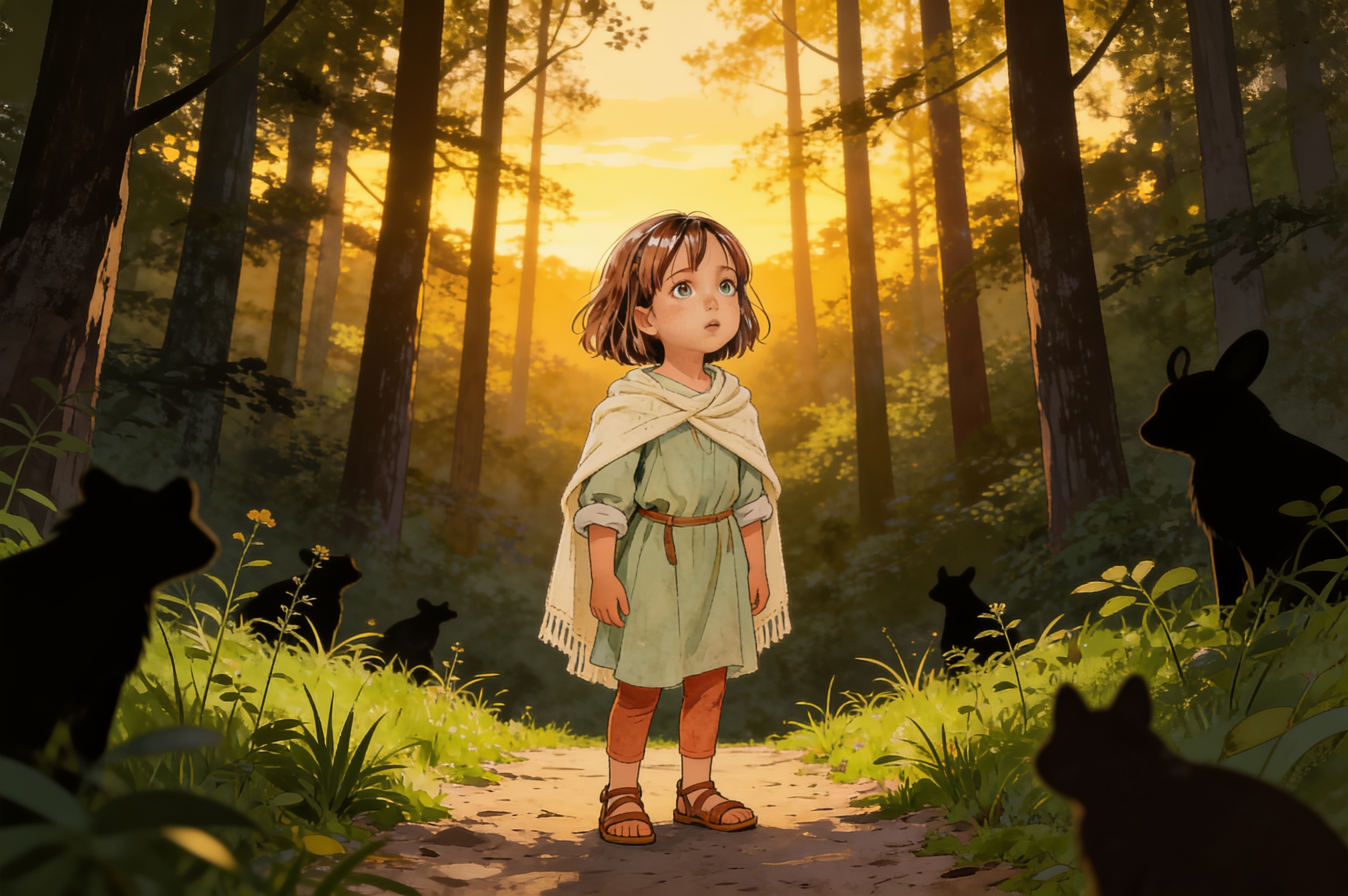 Aahana's Forest Friends — illustration for page 11