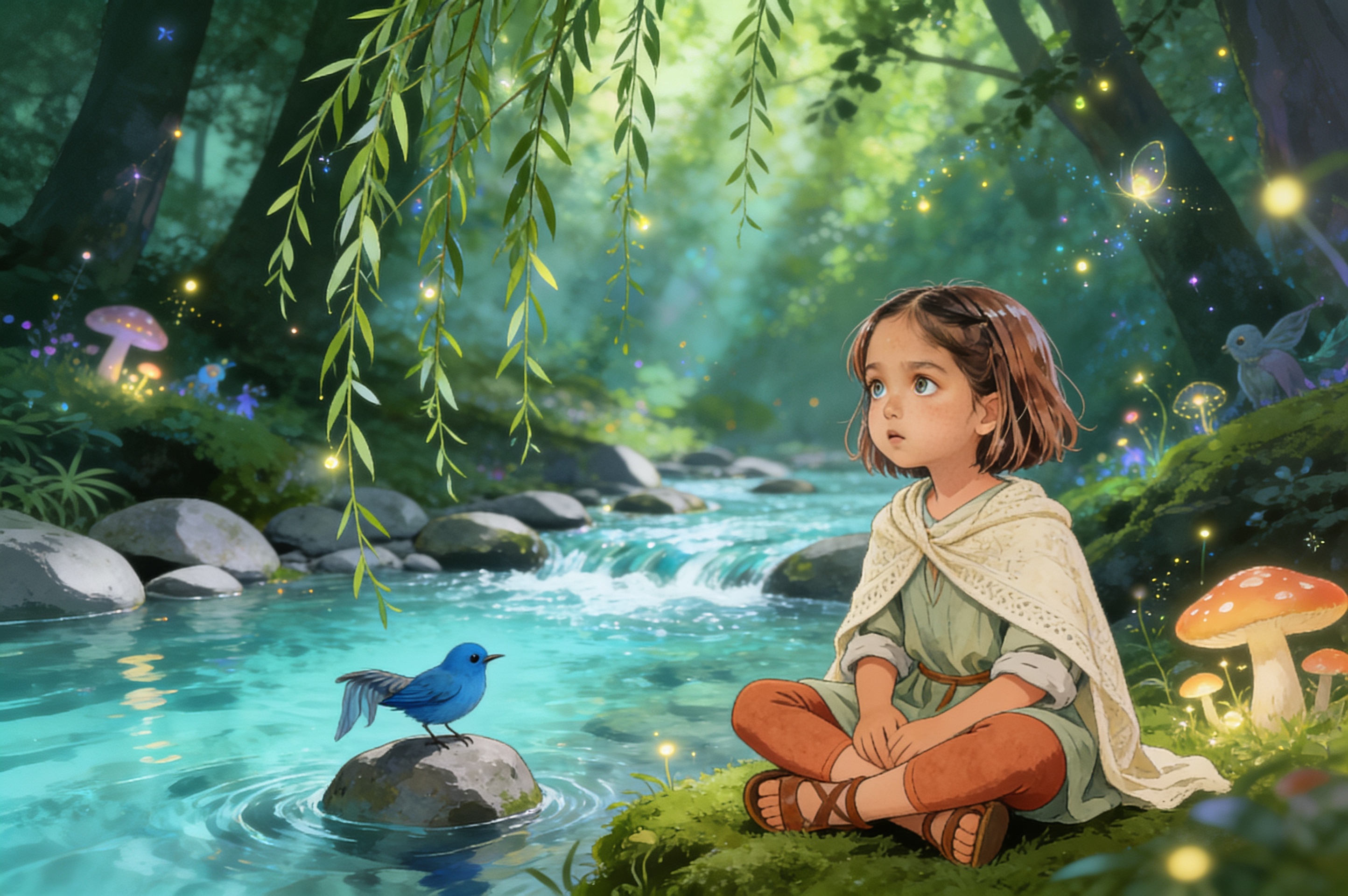 Aahana's Forest Friends — illustration for page 2