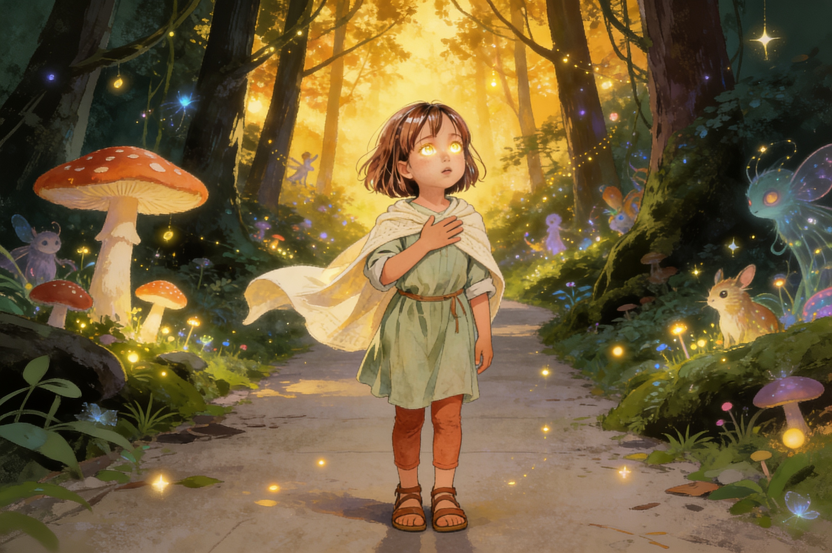 Aahana's Forest Friends — illustration for page 12