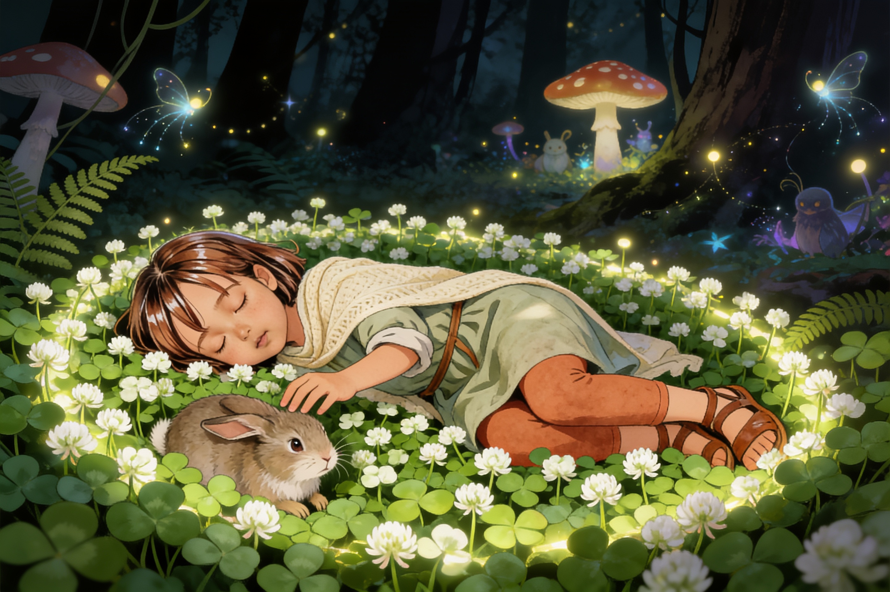 Aahana's Forest Friends — illustration for page 4
