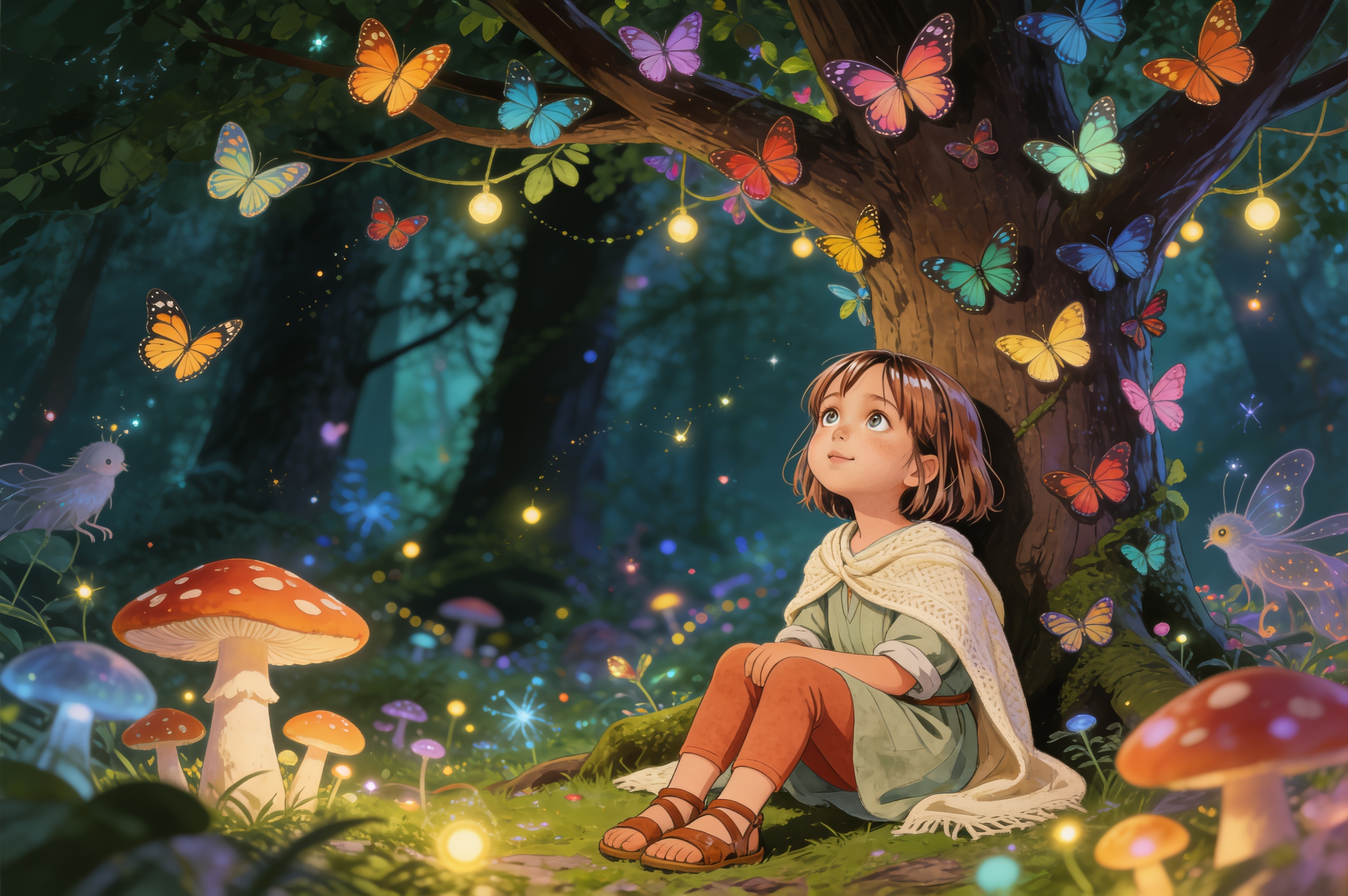 Aahana's Forest Friends — illustration for page 9