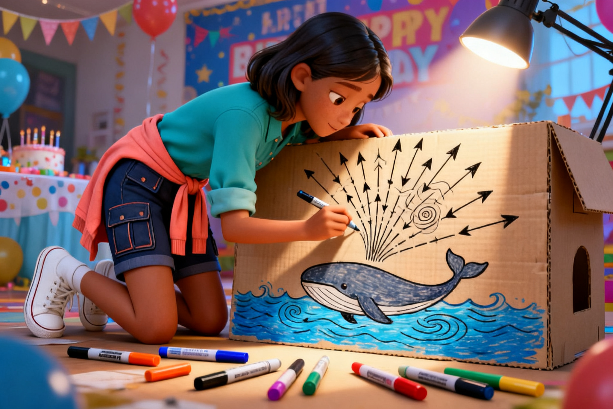 Shreya's Underwater Listening Post — illustration for page 6