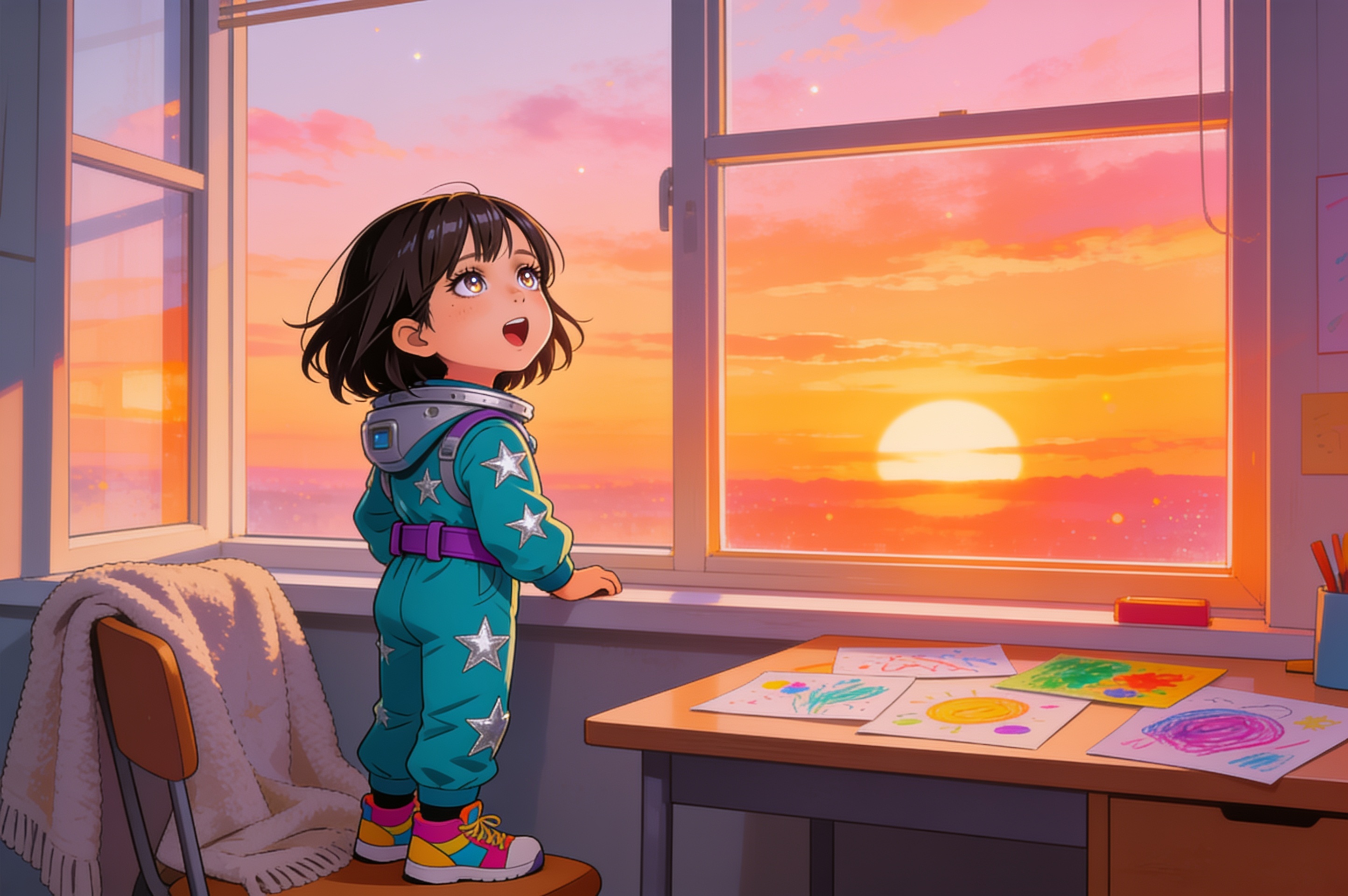 Aahana's Space Adventure — illustration for page 11