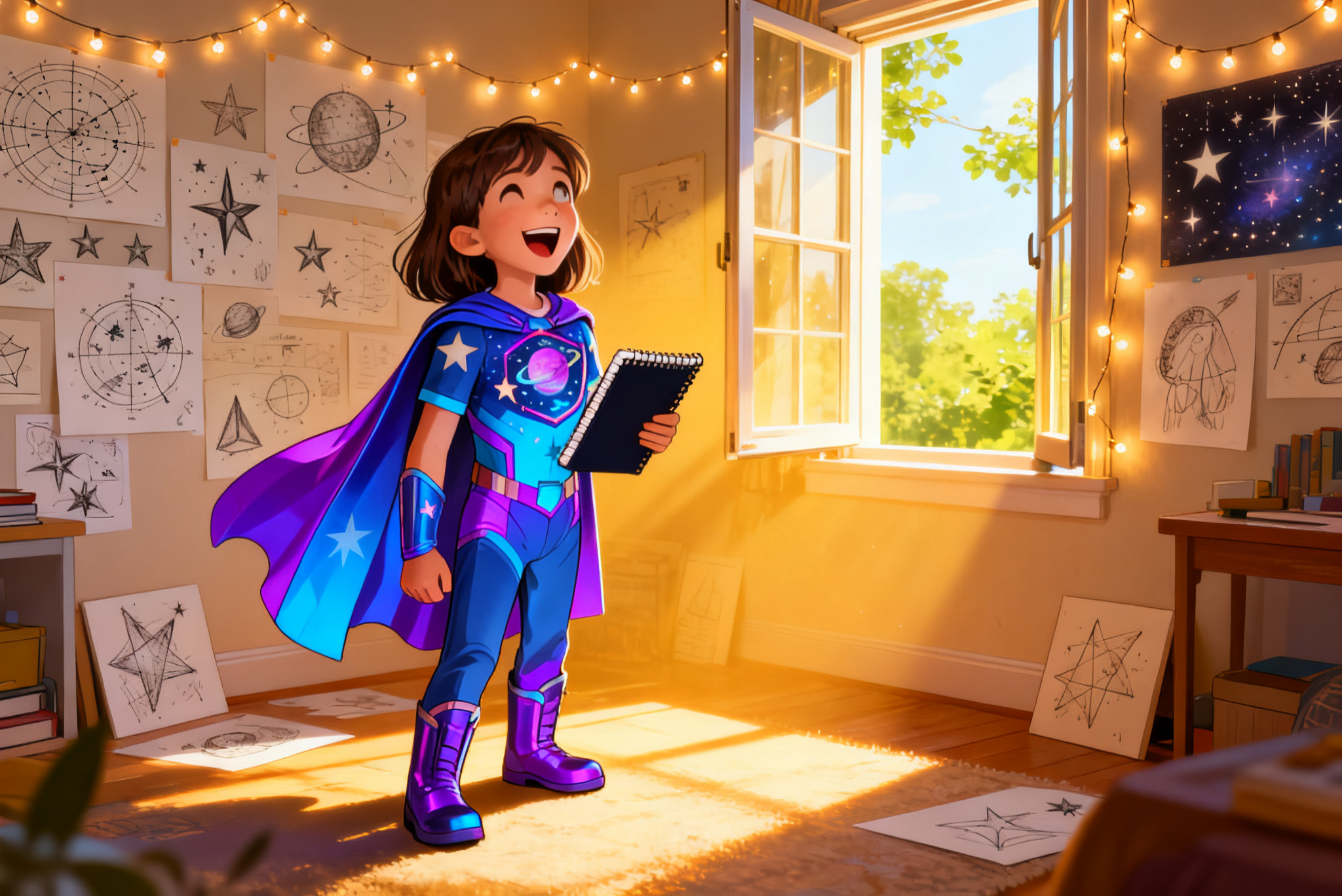 Shreya and the Hexagon Mystery — illustration for page 12