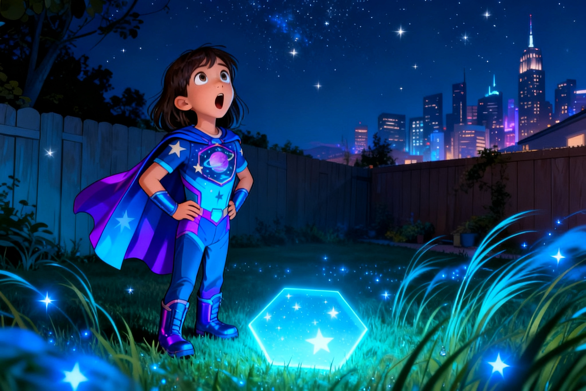 Shreya and the Hexagon Mystery — illustration for page 6