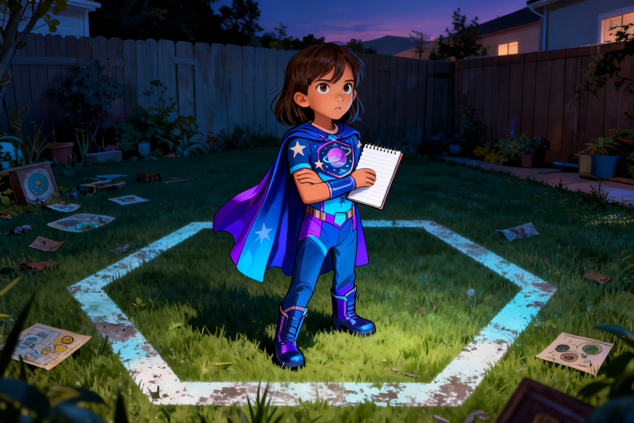 Shreya and the Hexagon Mystery — illustration for page 10