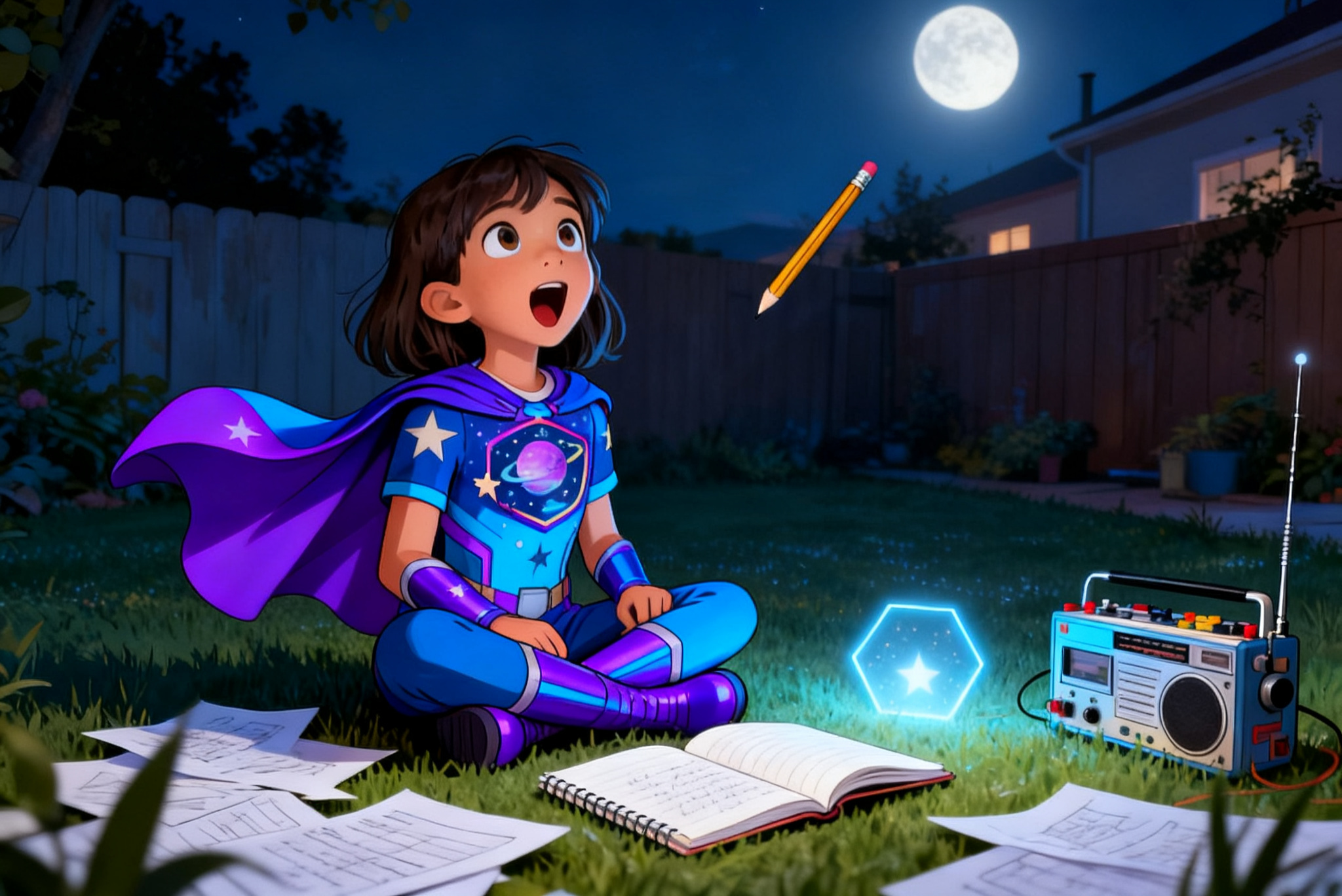 Shreya and the Hexagon Mystery — illustration for page 5