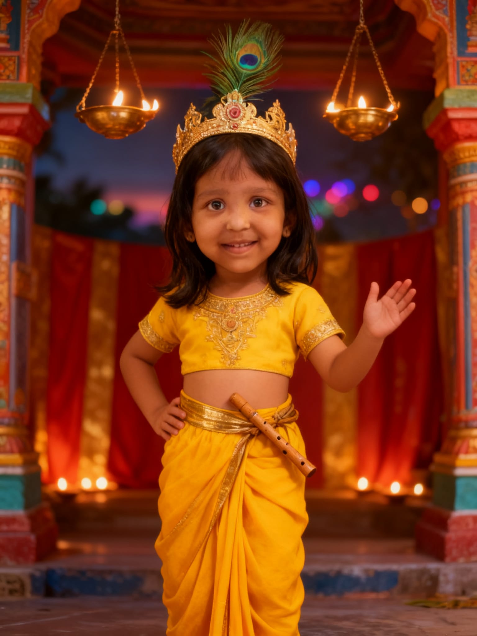 Aahana's Janmashtami Adventure