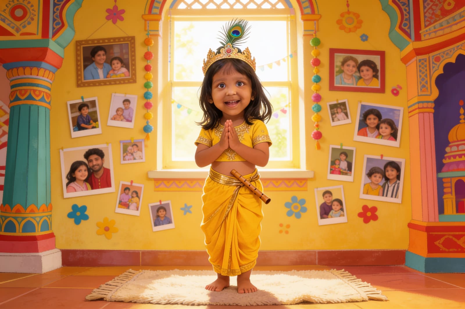 Aahana's Janmashtami Adventure — illustration for page 2