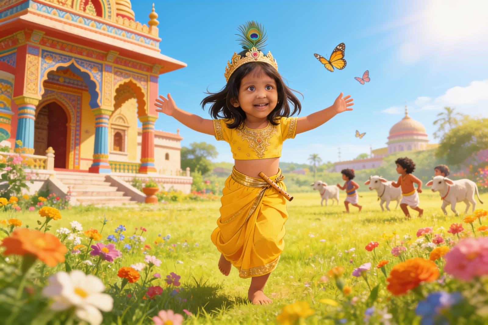 Aahana's Janmashtami Adventure — illustration for page 4