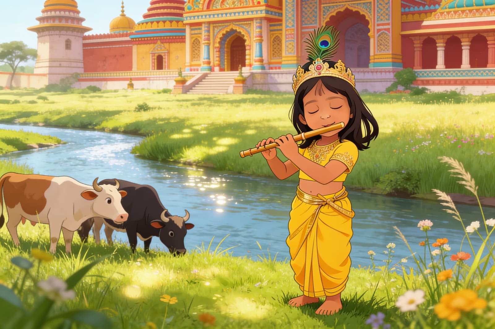 Aahana's Janmashtami Adventure — illustration for page 6
