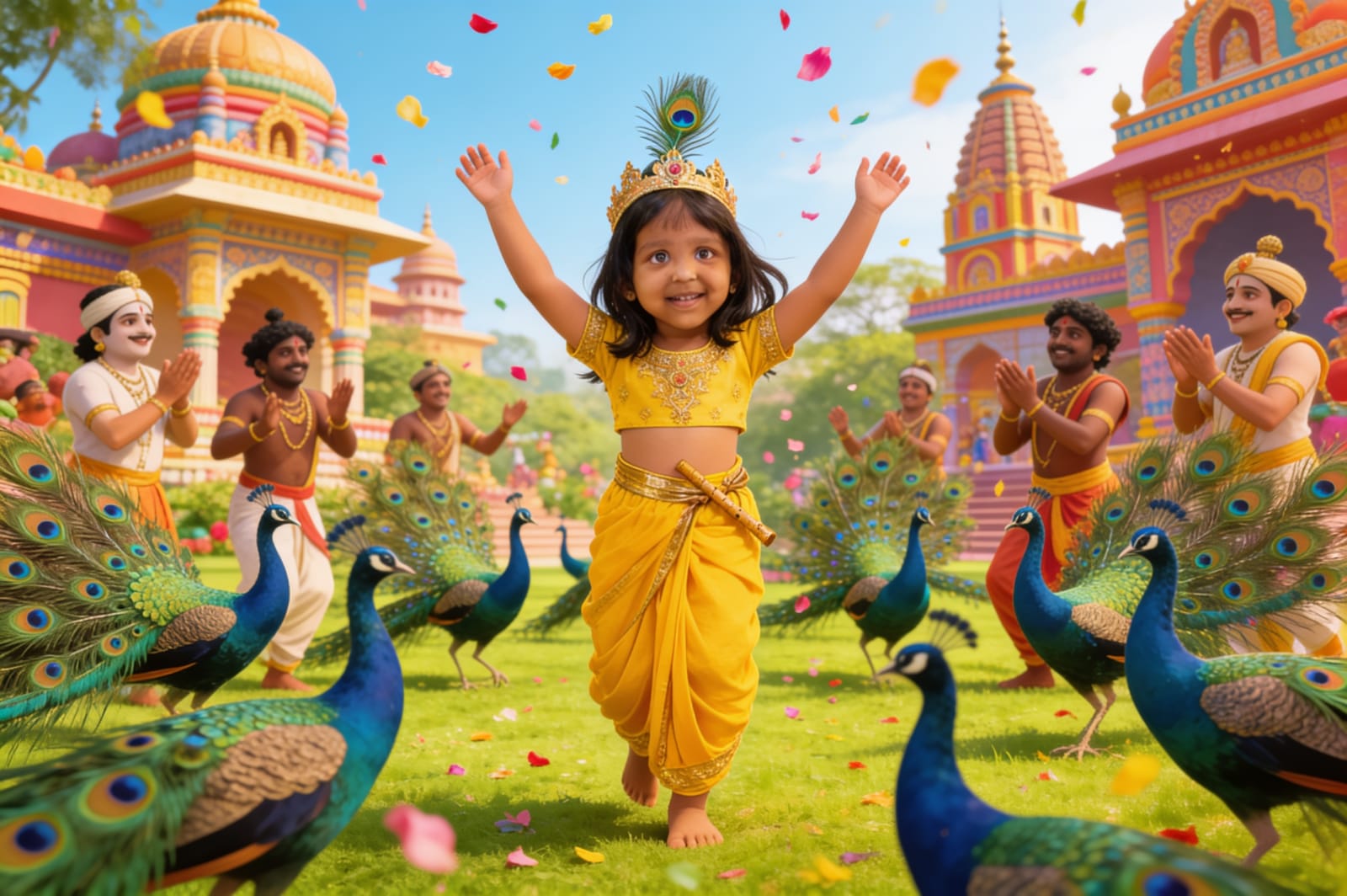 Aahana's Janmashtami Adventure — illustration for page 7