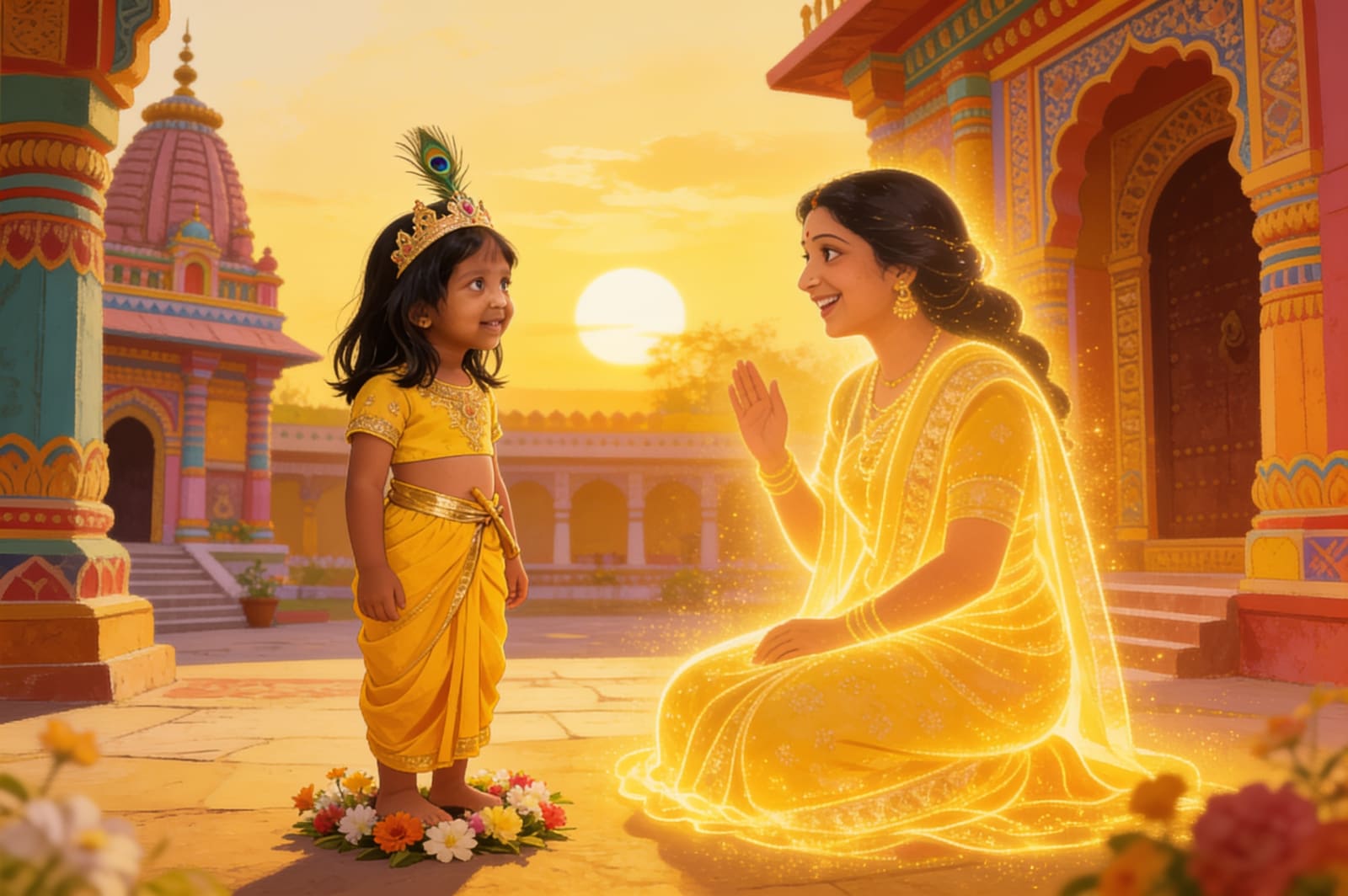 Aahana's Janmashtami Adventure — illustration for page 9