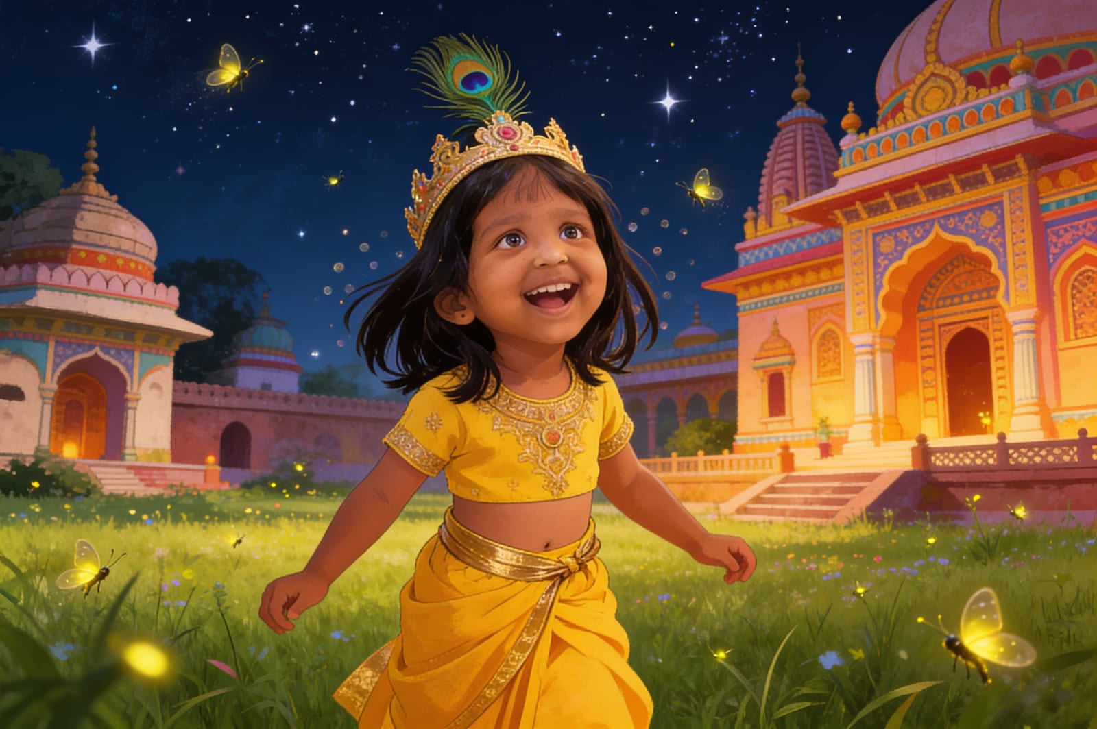 Aahana's Janmashtami Adventure — illustration for page 12