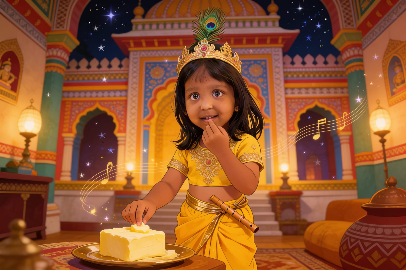 Aahana's Janmashtami Adventure — illustration for page 15