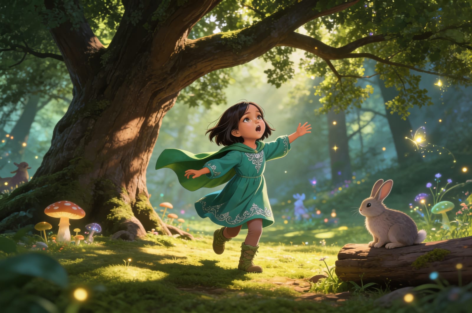 Aahana's Forest of Gifts — illustration for page 2