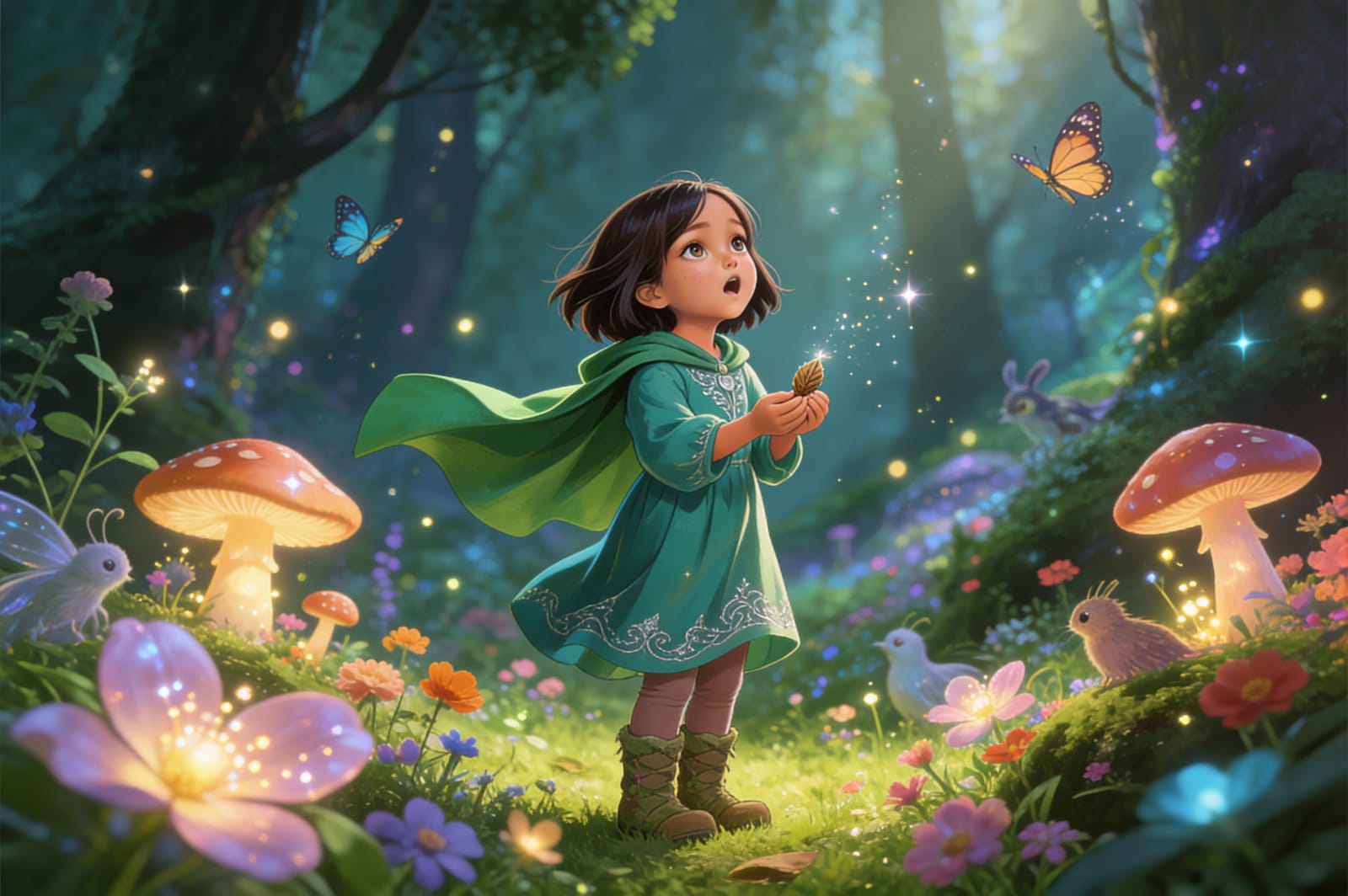 Aahana's Forest of Gifts — illustration for page 7