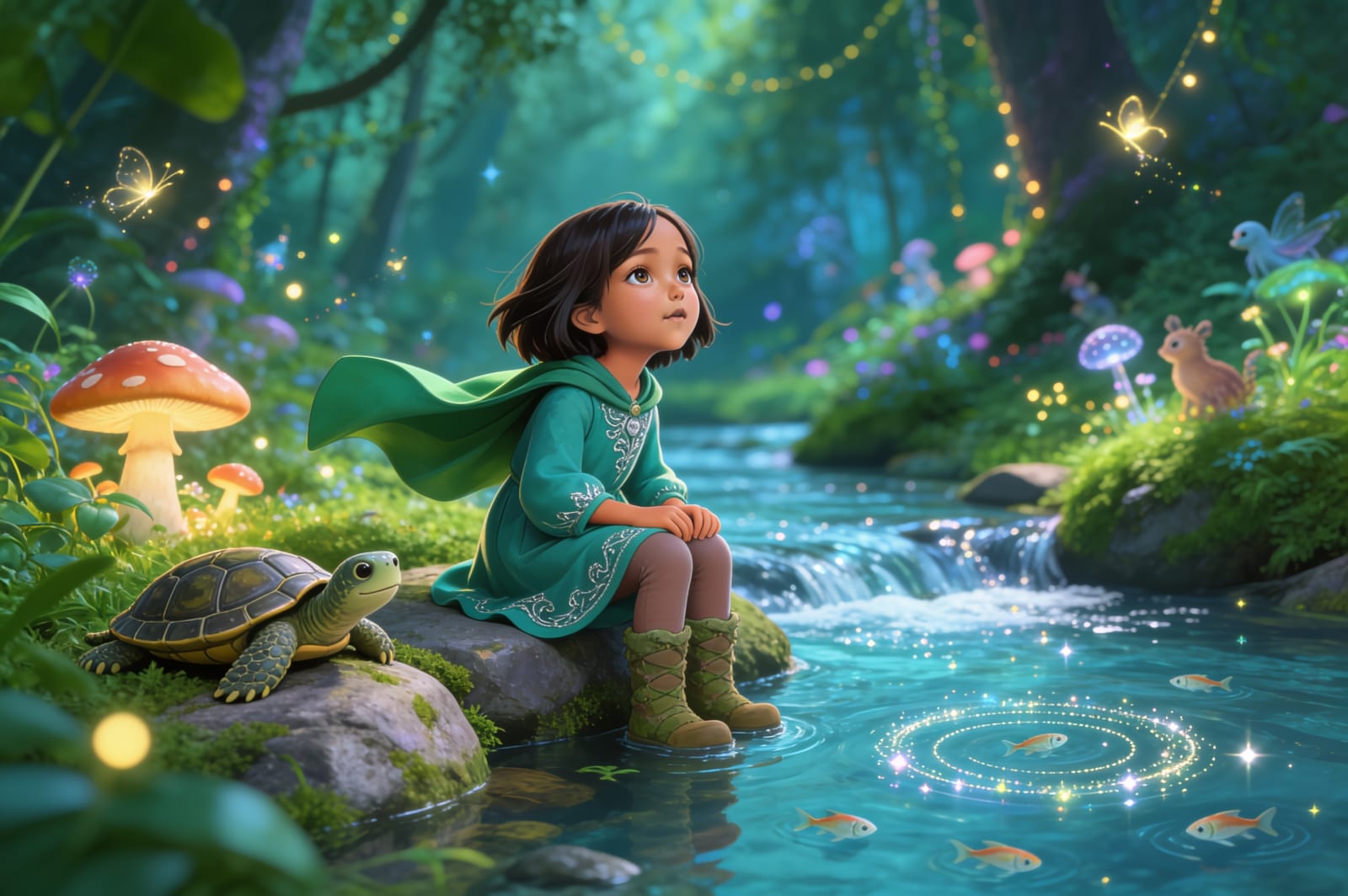 Aahana's Forest of Gifts — illustration for page 9