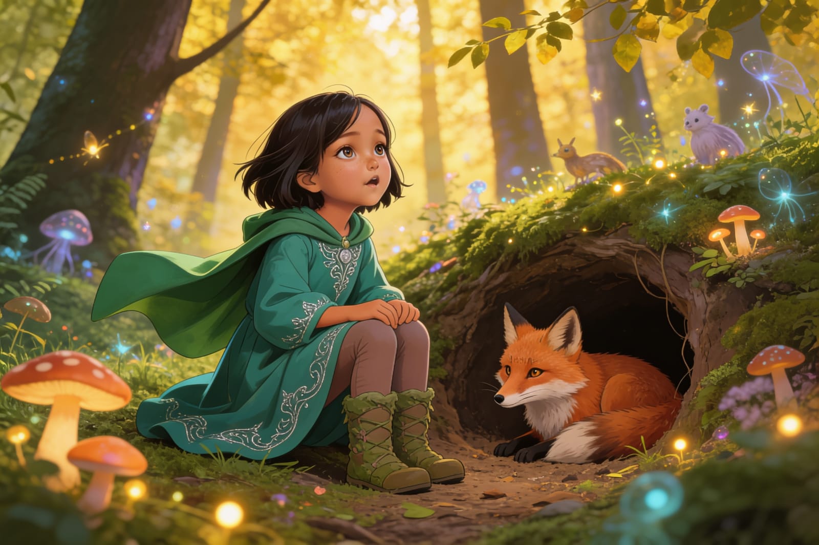 Aahana's Forest of Gifts — illustration for page 13
