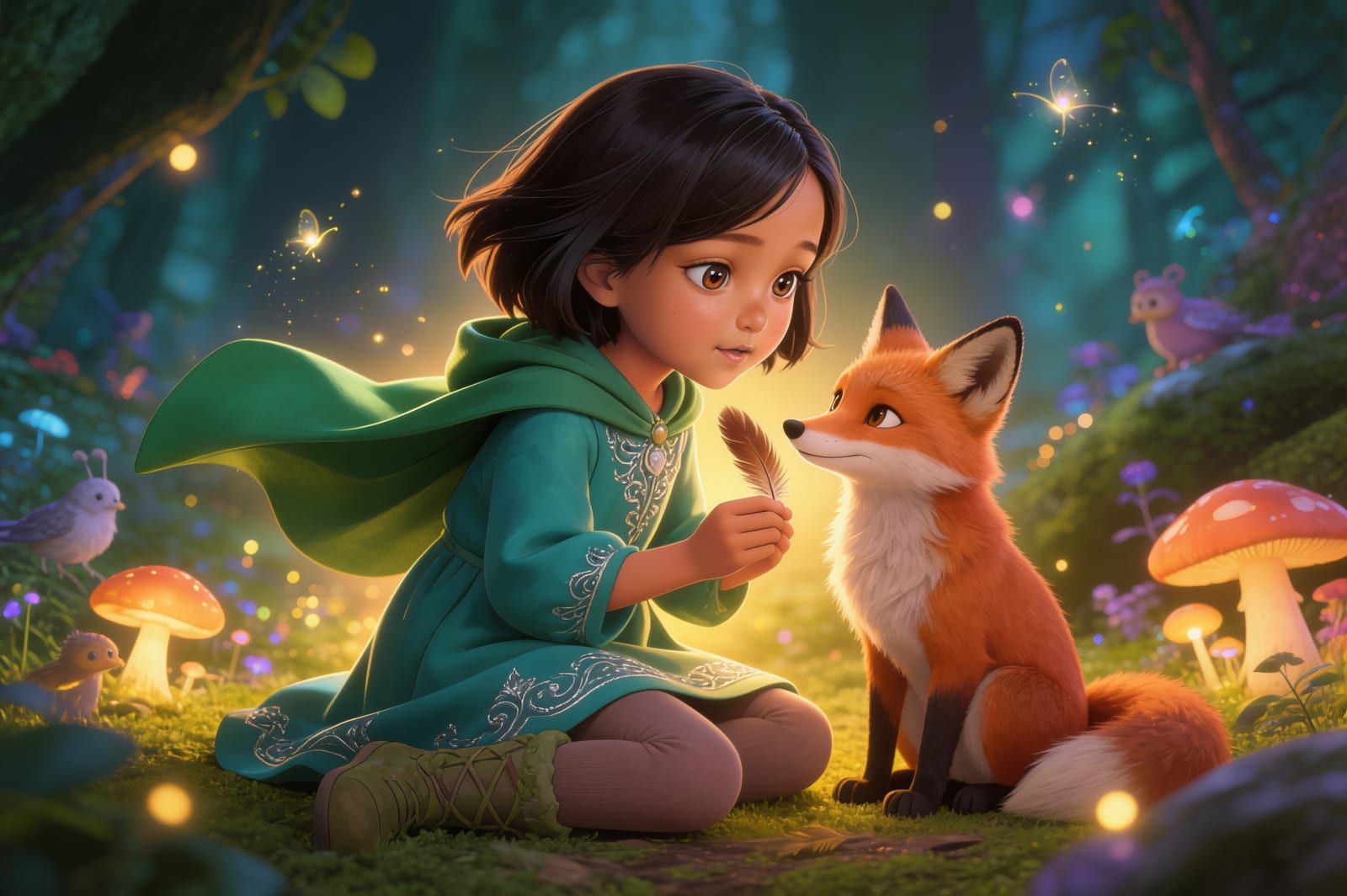Aahana's Forest of Gifts — illustration for page 14