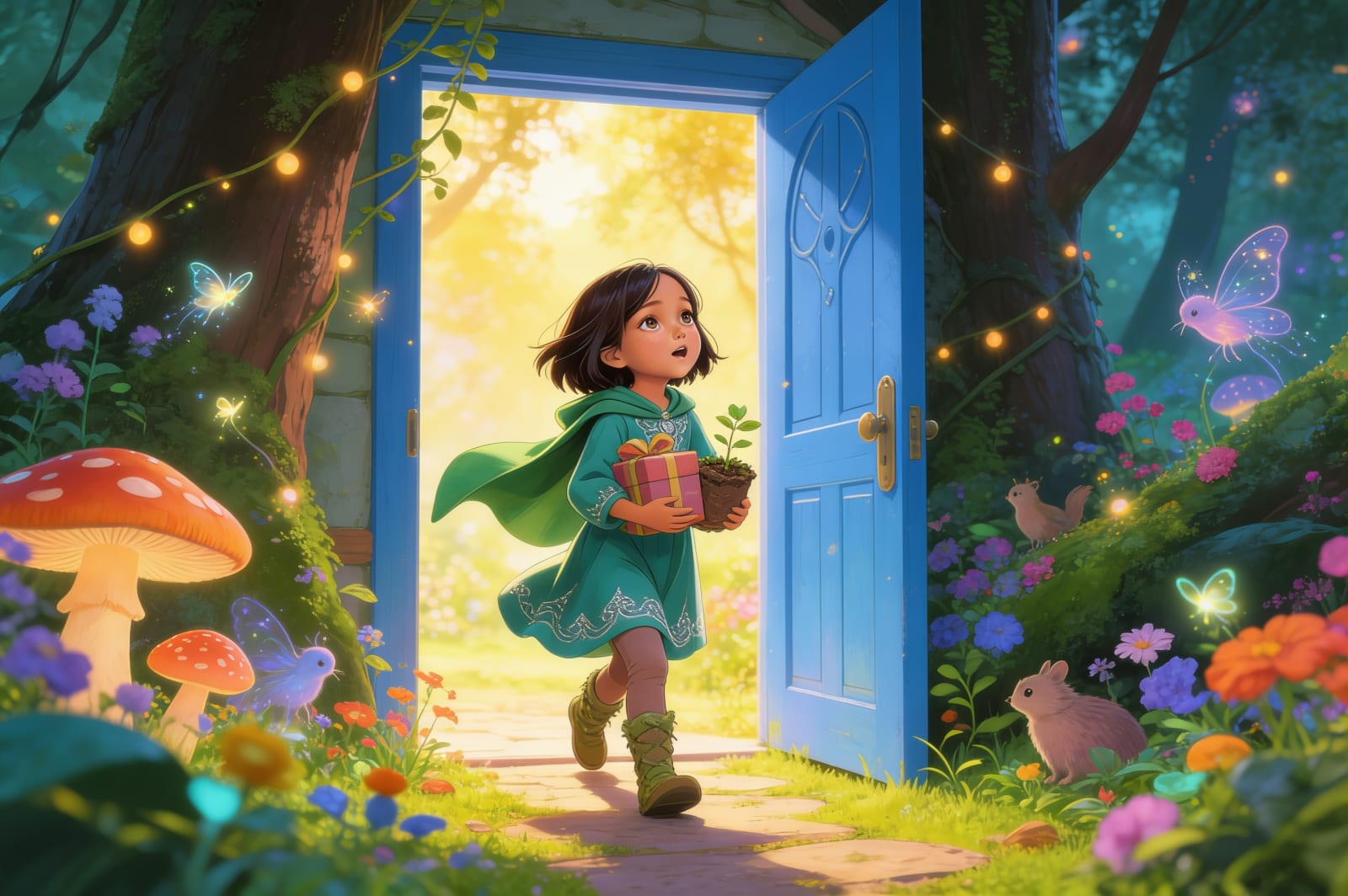 Aahana's Forest of Gifts — illustration for page 16