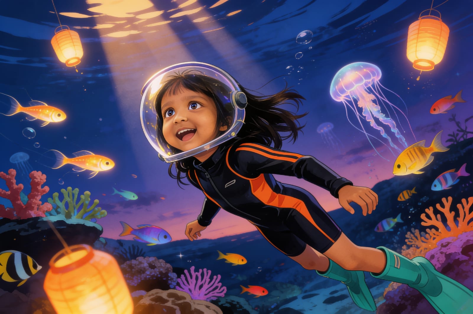 Aahana's Deep-Sea Expedition — illustration for page 5