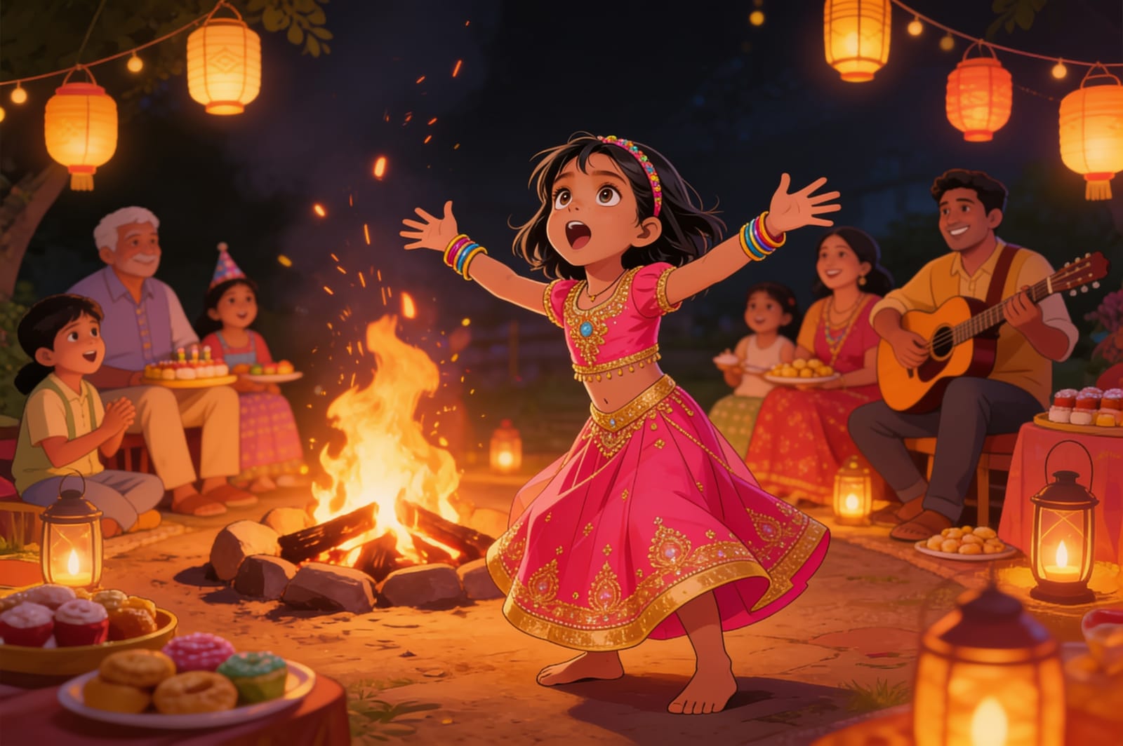 Shreya's Birthday Lantern Quest — illustration for page 11