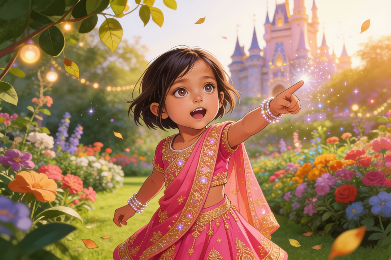 Aahana's Festival of Lights — illustration for page 10
