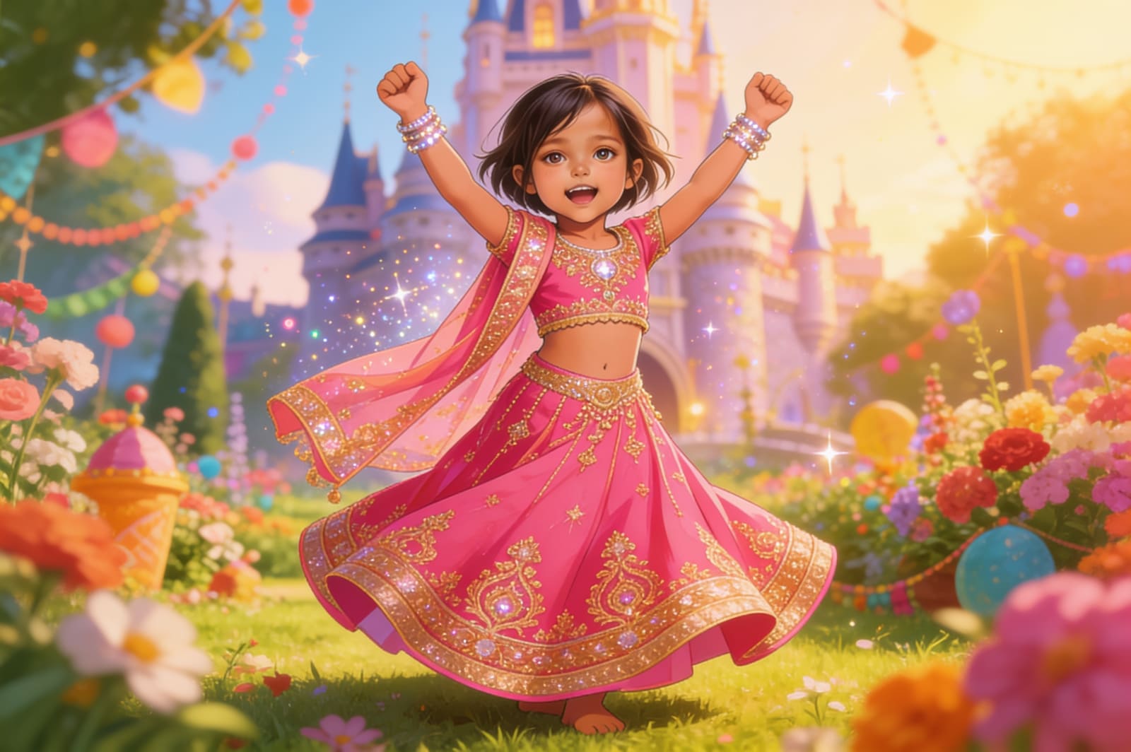 Aahana's Festival of Lights — illustration for page 11