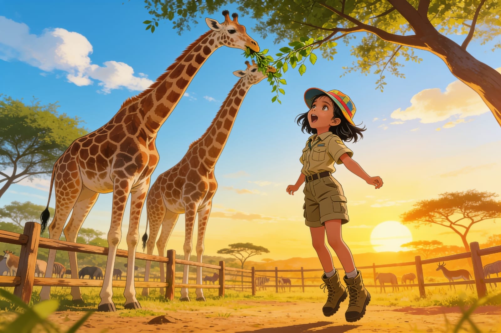 Shreya's Safari Adventure — illustration for page 4