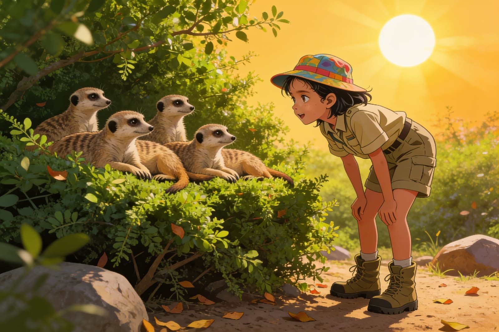Shreya's Safari Adventure — illustration for page 5