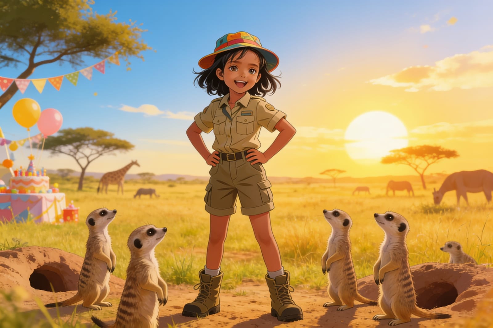 Shreya's Safari Adventure — illustration for page 6