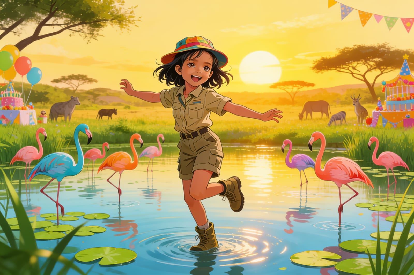Shreya's Safari Adventure — illustration for page 7