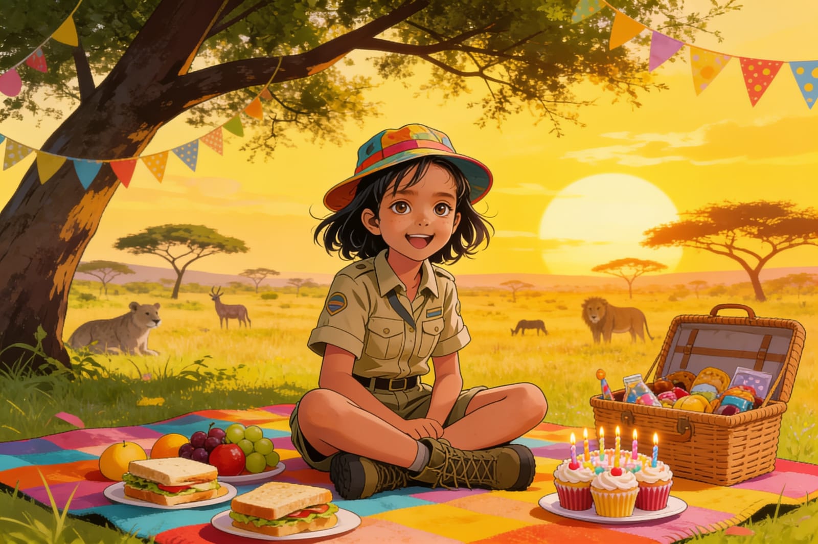 Shreya's Safari Adventure — illustration for page 11