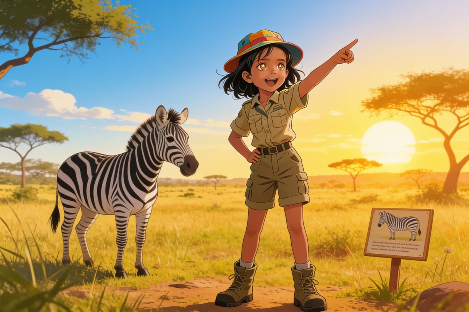 Shreya's Safari Adventure — illustration for page 12