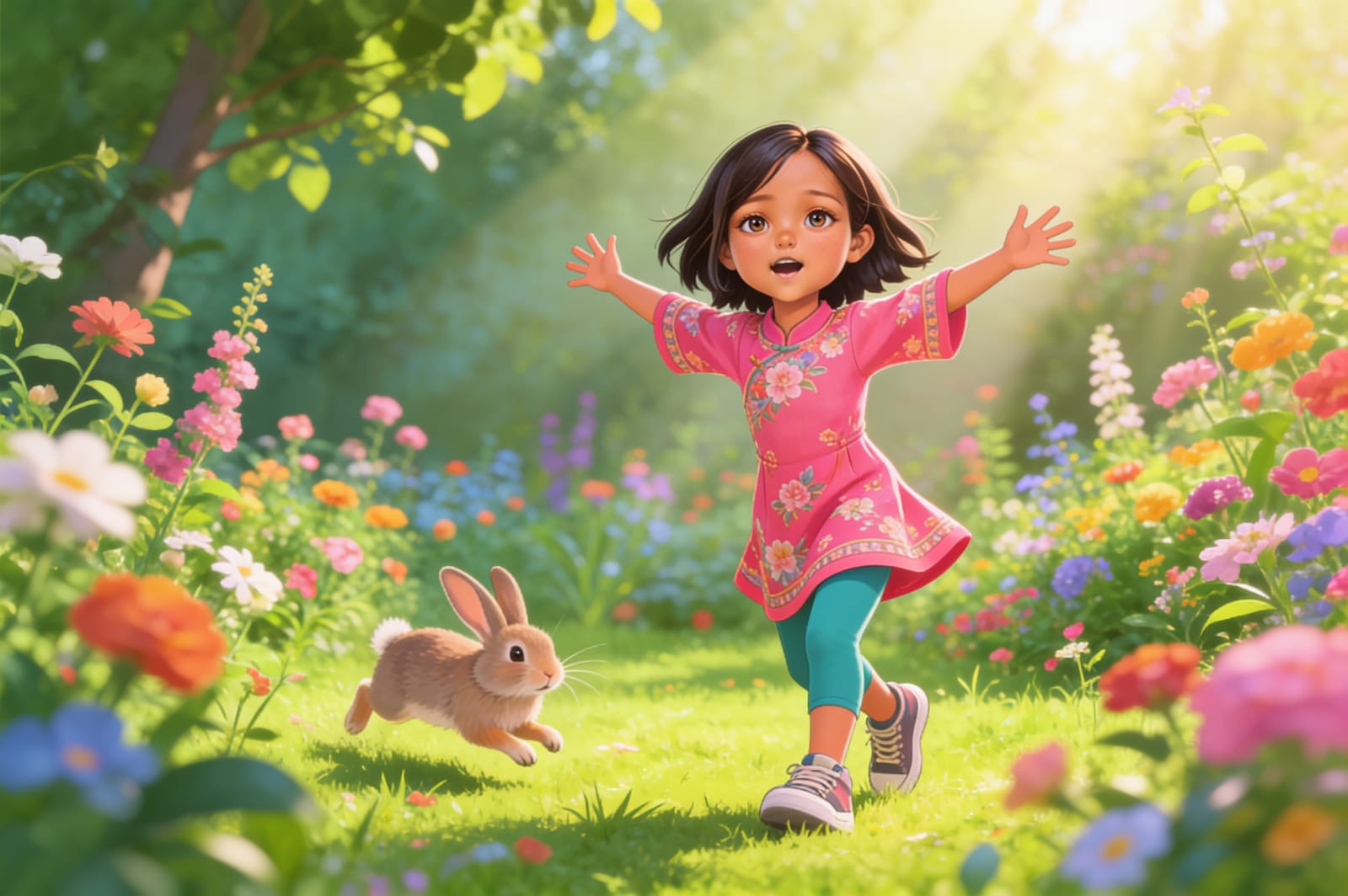 Aahana's Colorful Adventure — illustration for page 7