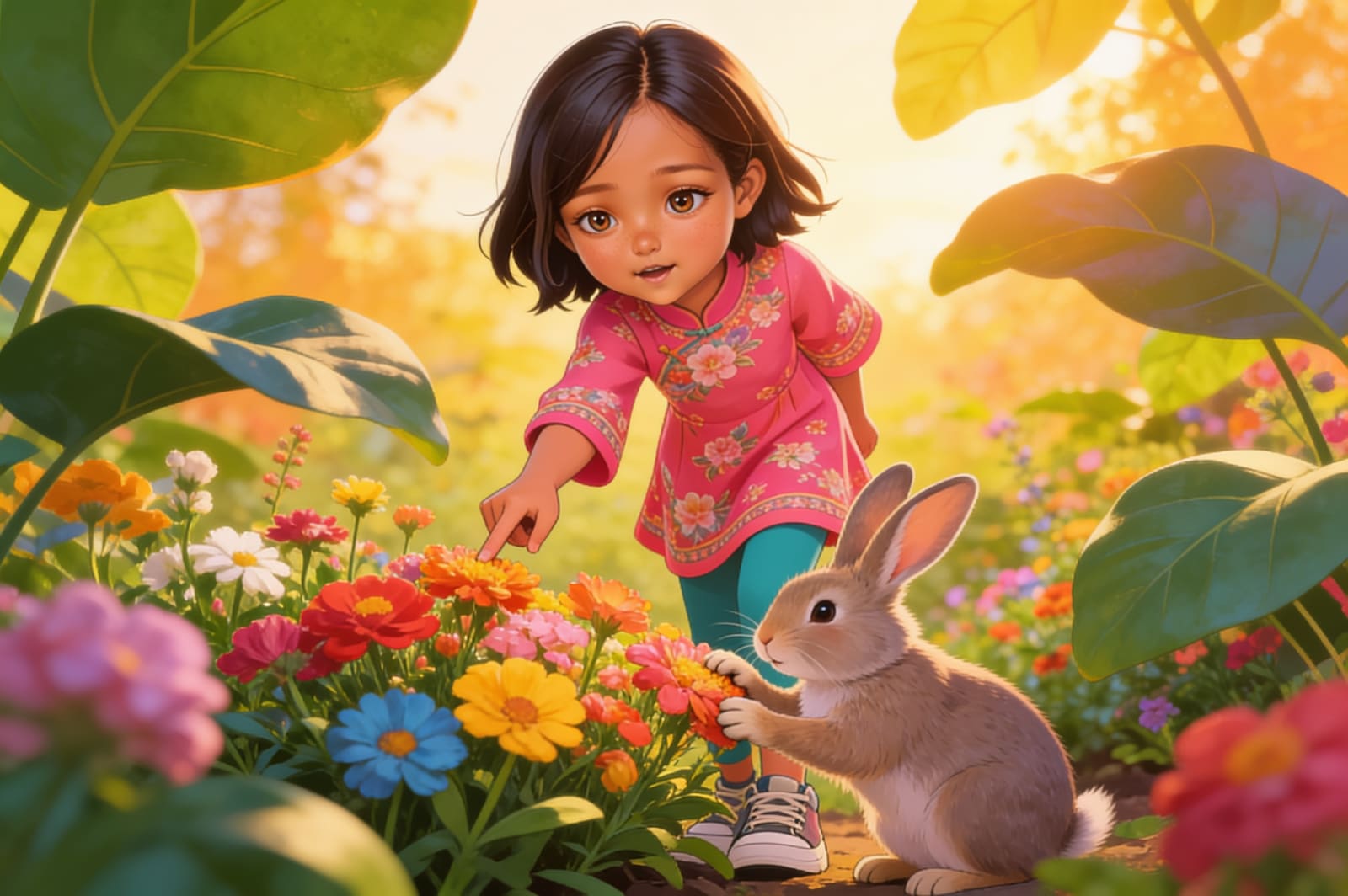 Aahana's Colorful Adventure — illustration for page 8