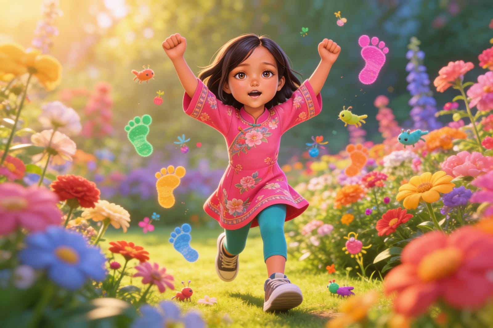 Aahana's Colorful Adventure — illustration for page 12