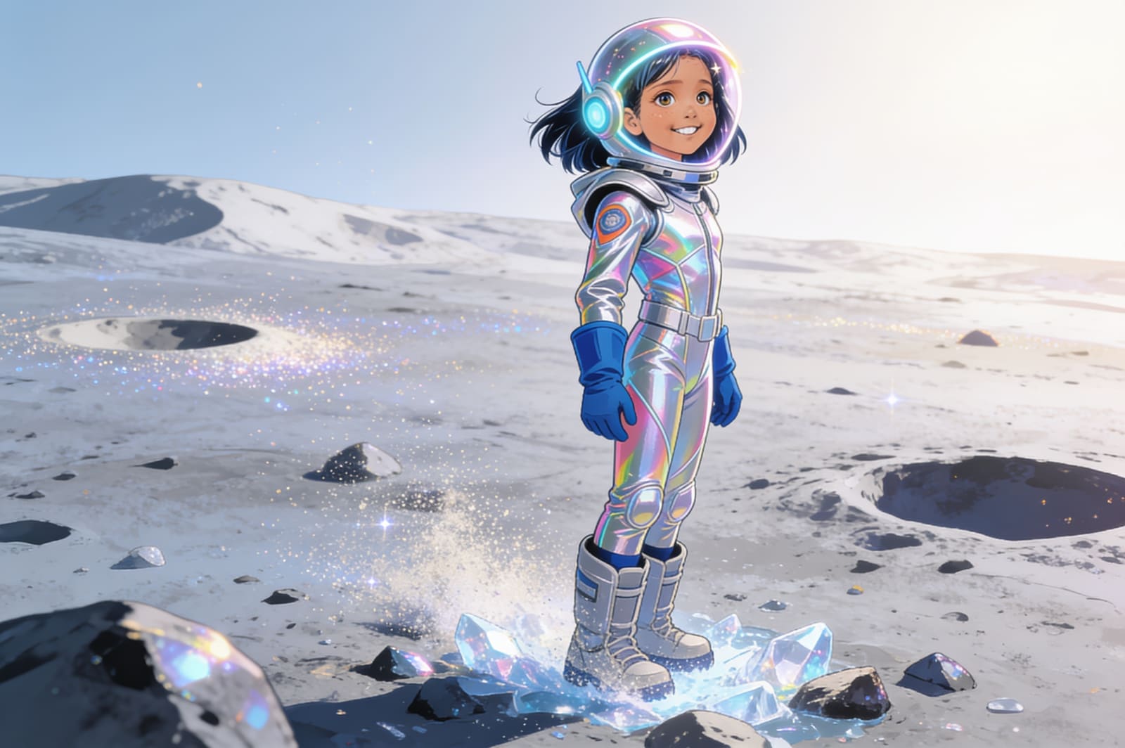 Shreya the Space Hero — illustration for page 11