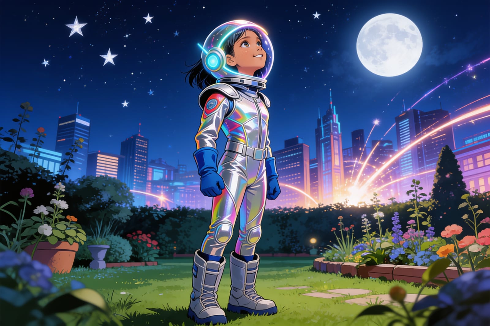 Shreya the Space Hero — illustration for page 16