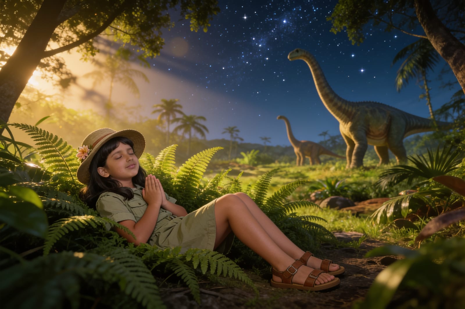 Shreya's Cretaceous Adventure — illustration for page 11