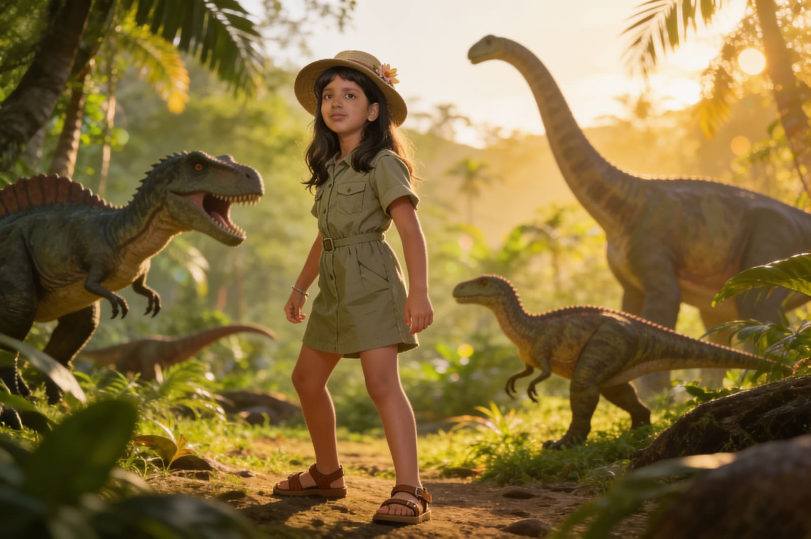 Shreya's Cretaceous Adventure — illustration for page 12