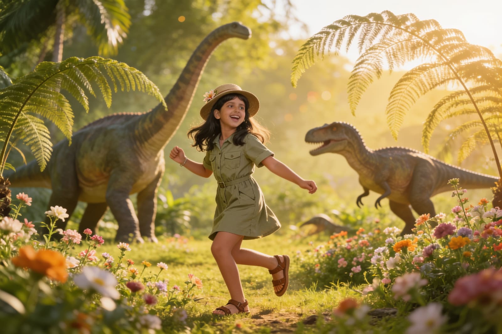 Shreya's Cretaceous Adventure — illustration for page 13