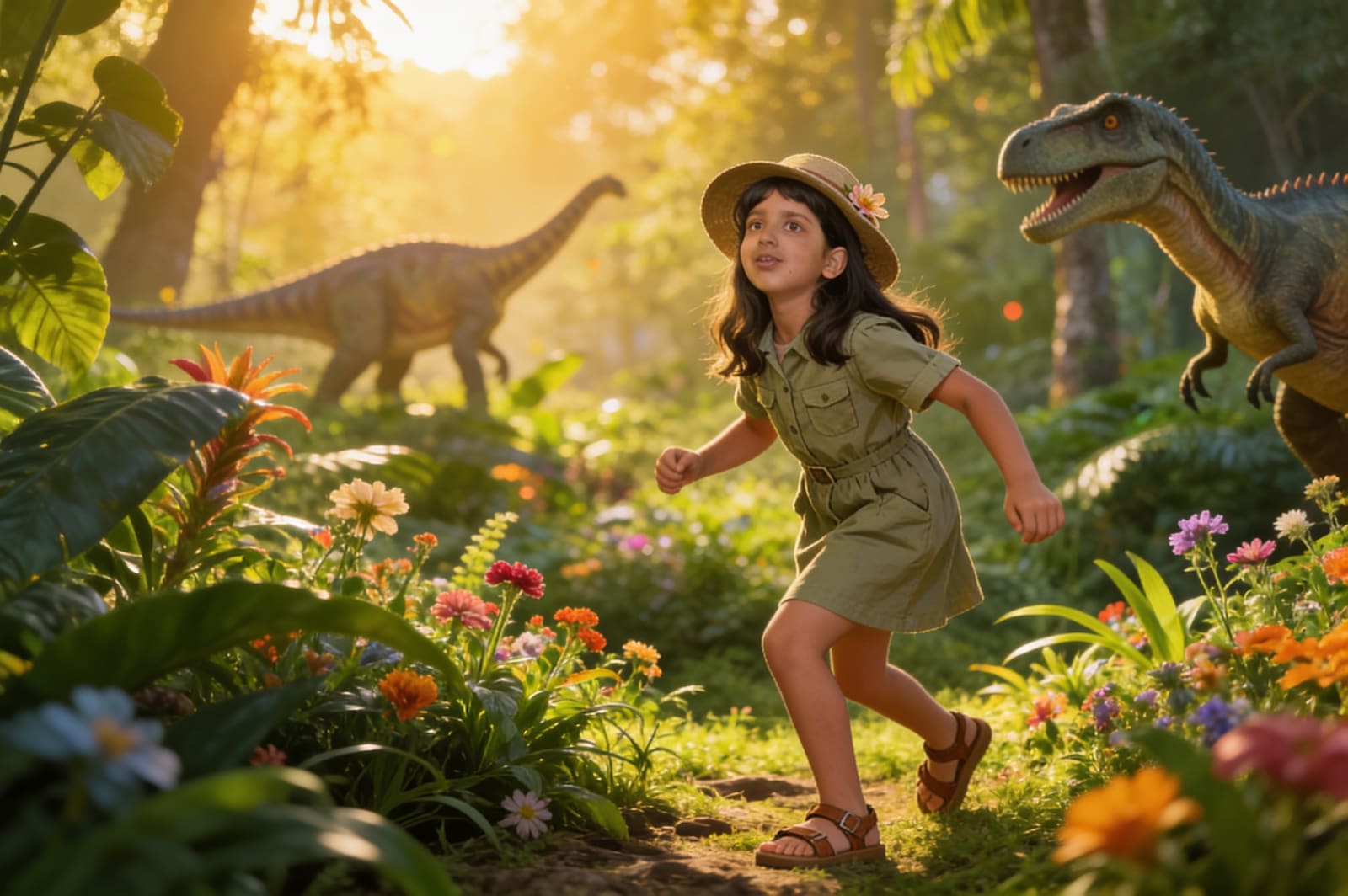 Shreya's Cretaceous Adventure — illustration for page 14