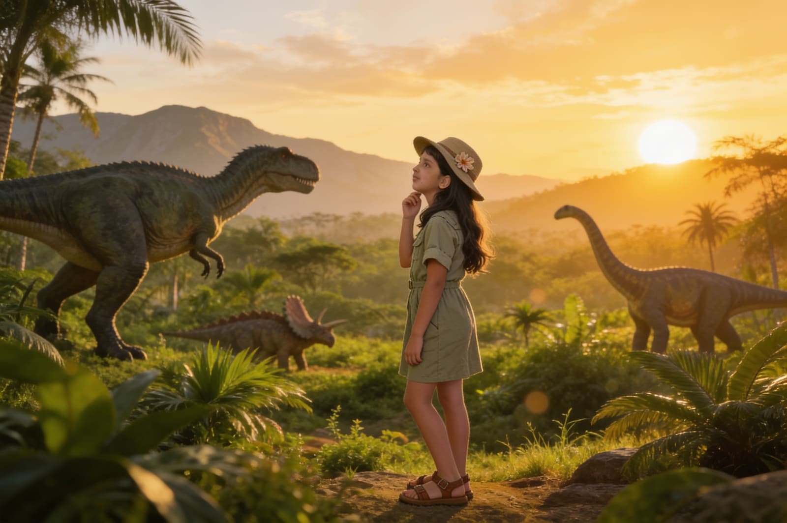 Shreya's Cretaceous Adventure — illustration for page 15