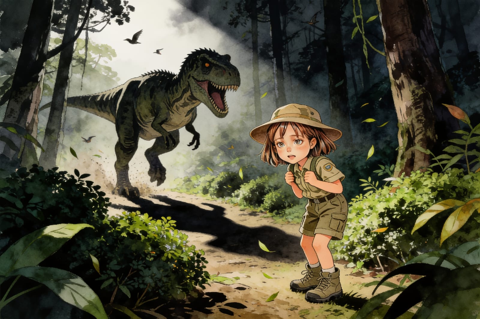 Aahana's Dinosaur Adventure — illustration for page 4