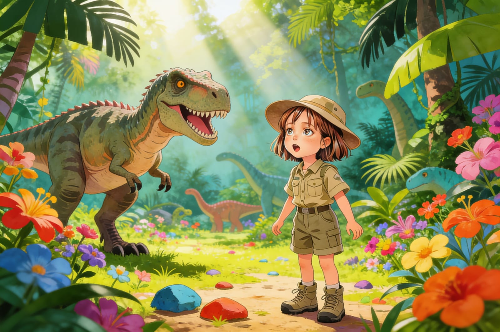 Aahana's Dinosaur Adventure — illustration for page 5